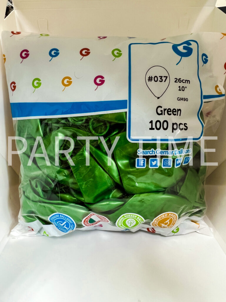 Балони Gemar 26см металик #037 Green