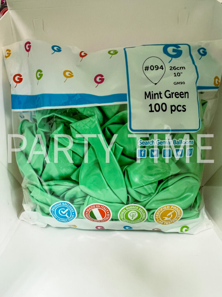 Балони Gemar 26см металик #094 Mint green