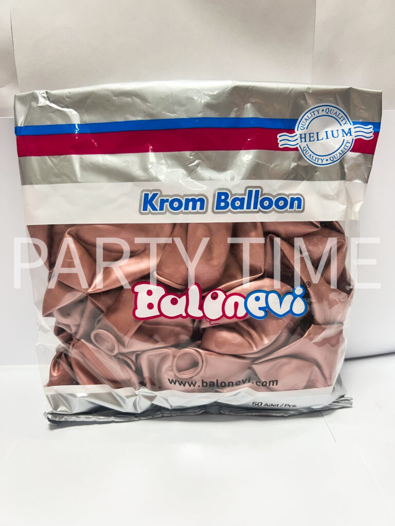 Балони хром 30см Rose gold